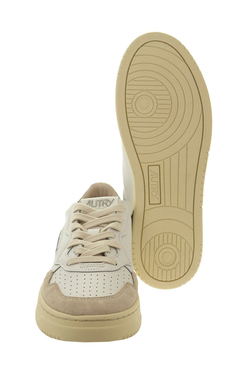 MEDALIST LOW - Leather and Suede Sneakers - VOGUERINI