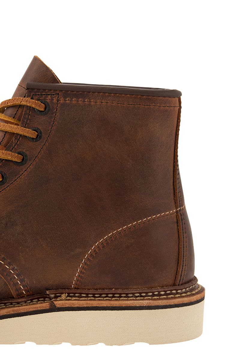 CLASSIC MOC - Rough and tough leather boot - VOGUERINI