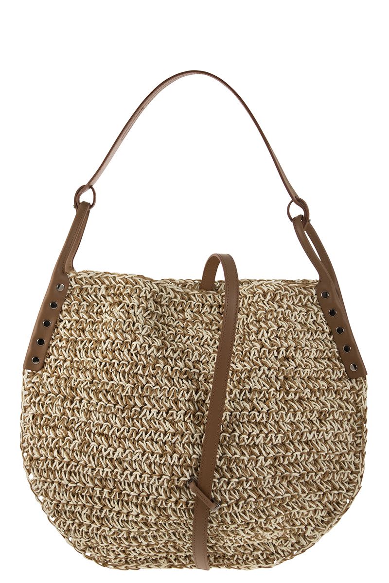 IMA SUN - Raffia bag M - VOGUERINI