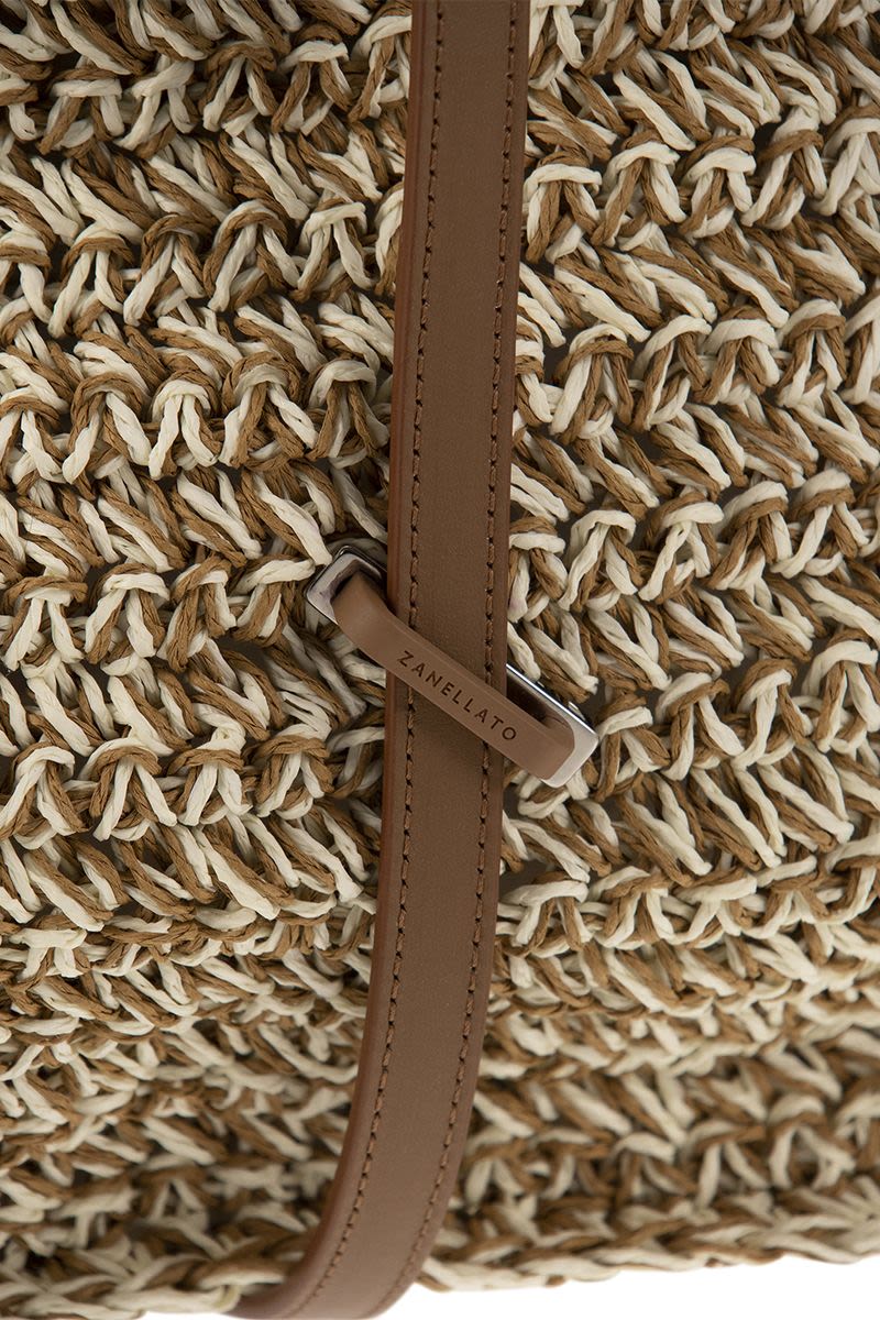 IMA SUN - Raffia bag M - VOGUERINI