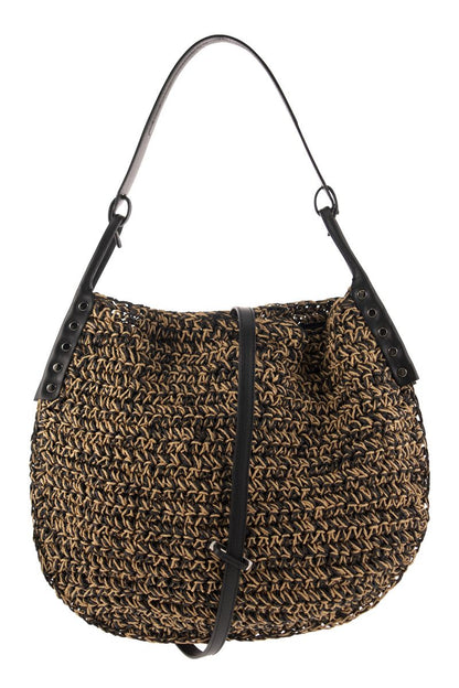 IMA SUN - Raffia bag M - VOGUERINI