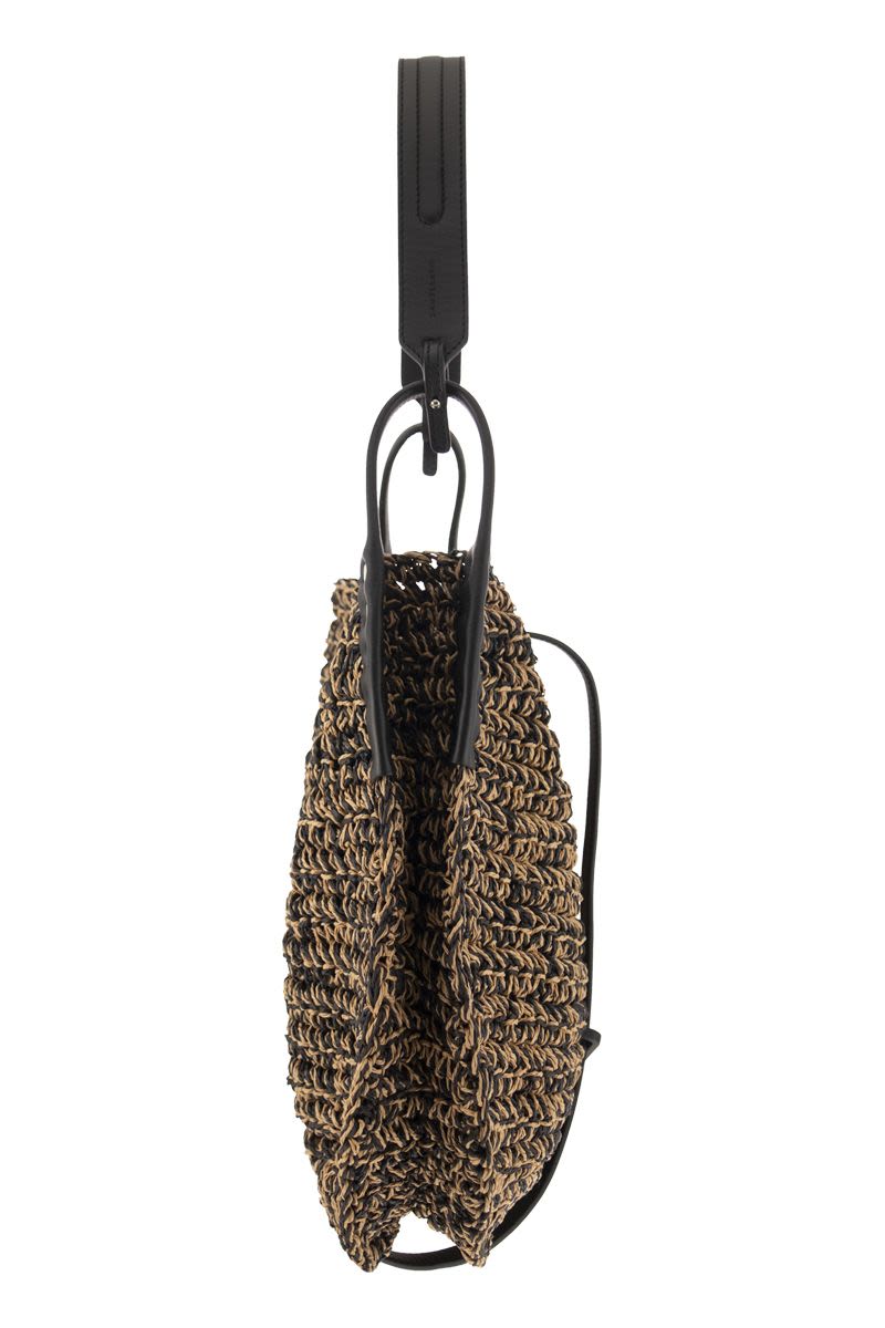 IMA SUN - Raffia bag M - VOGUERINI