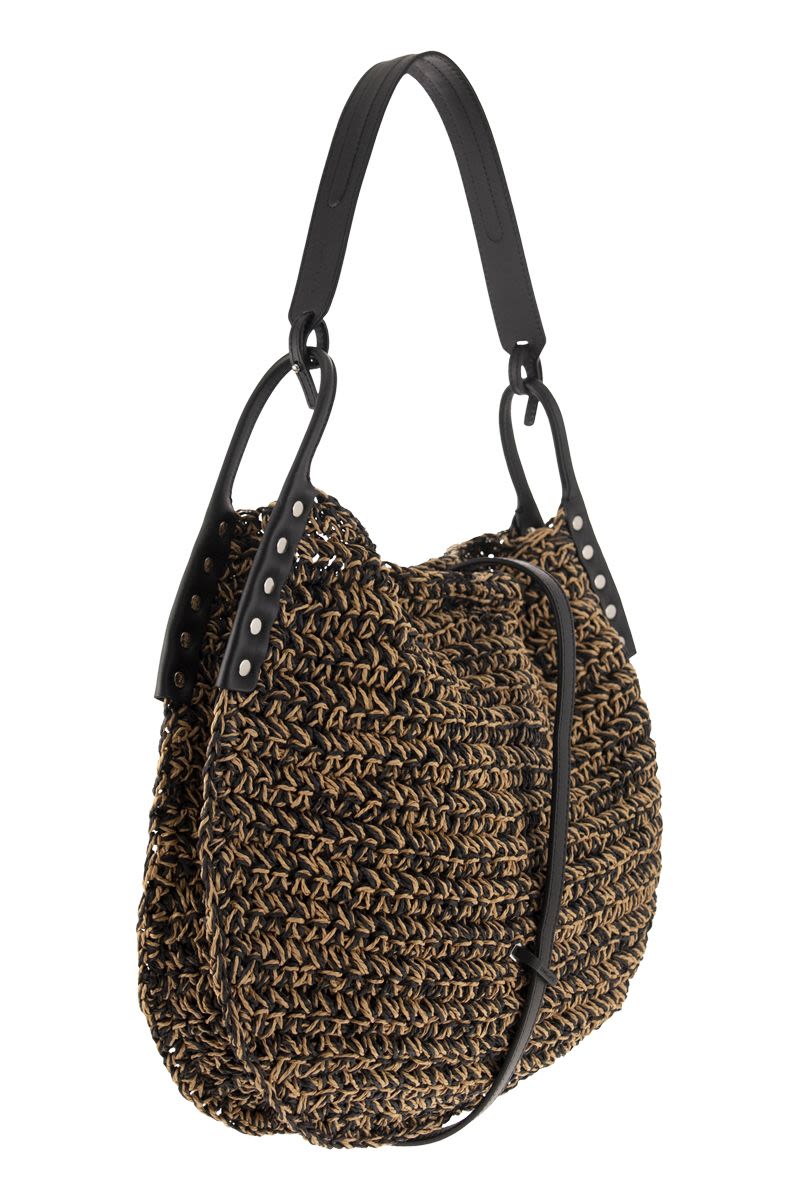 IMA SUN - Raffia bag M - VOGUERINI