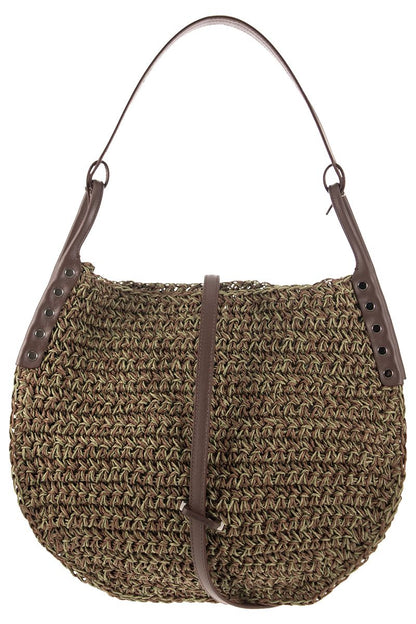 IMA SUN - Raffia bag M - VOGUERINI