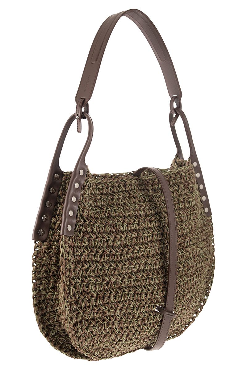 IMA SUN - Raffia bag M - VOGUERINI