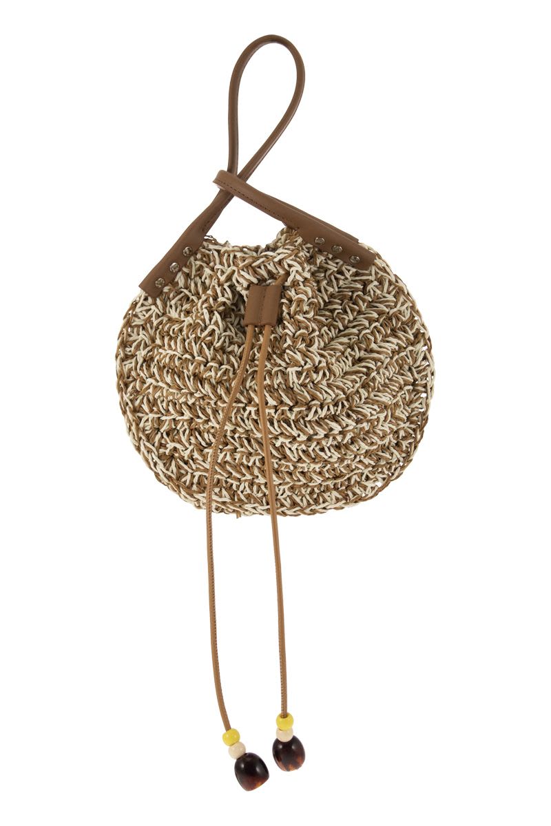 NANAI - BABY raffia handbag - VOGUERINI