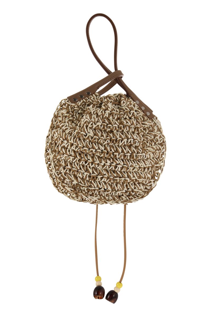 NANAI - BABY raffia handbag - VOGUERINI