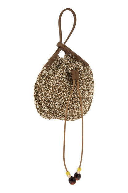 NANAI - BABY raffia handbag - VOGUERINI