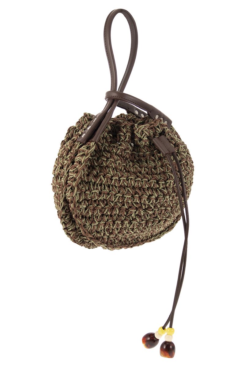 NANAI - BABY raffia handbag - VOGUERINI