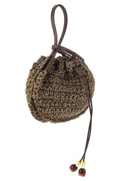 NANAI - BABY raffia handbag - VOGUERINI