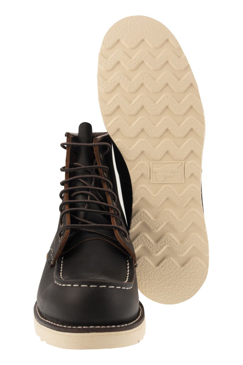 CLASSIC MOC - Leather boot with laces - VOGUERINI