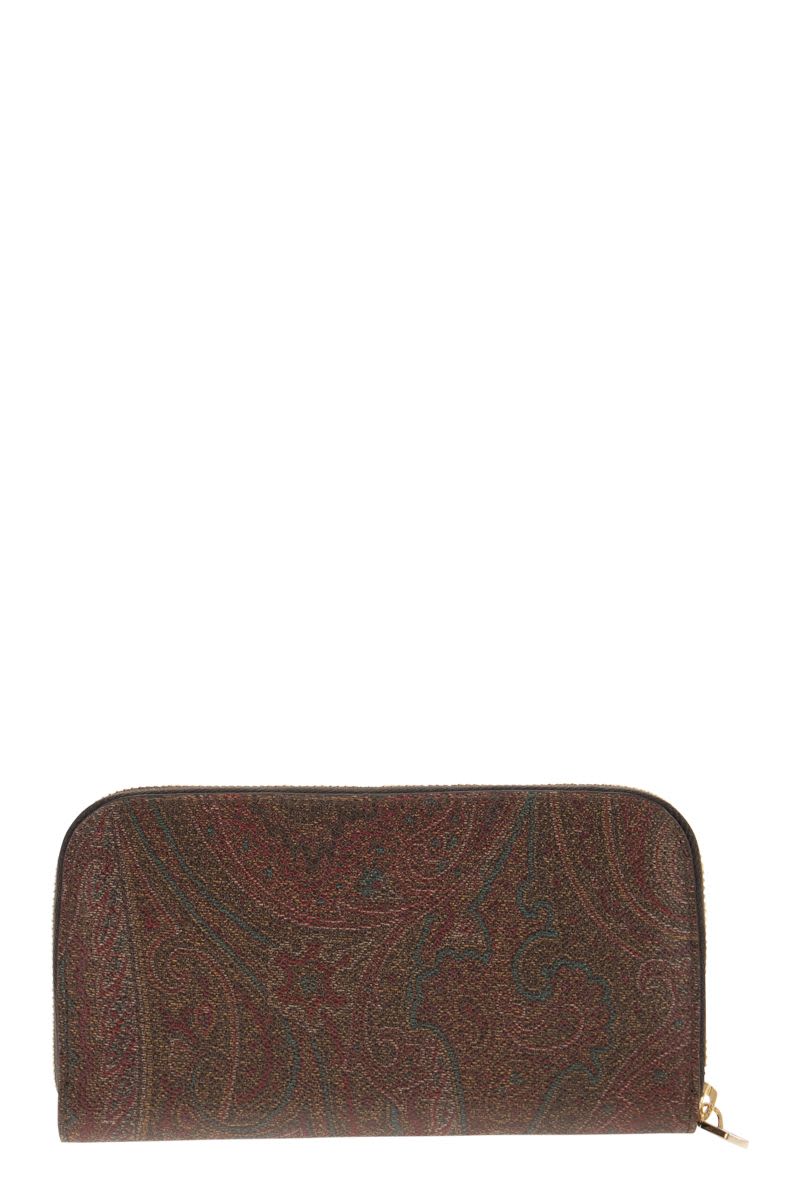 Paisley Jacquard Wallet - VOGUERINI