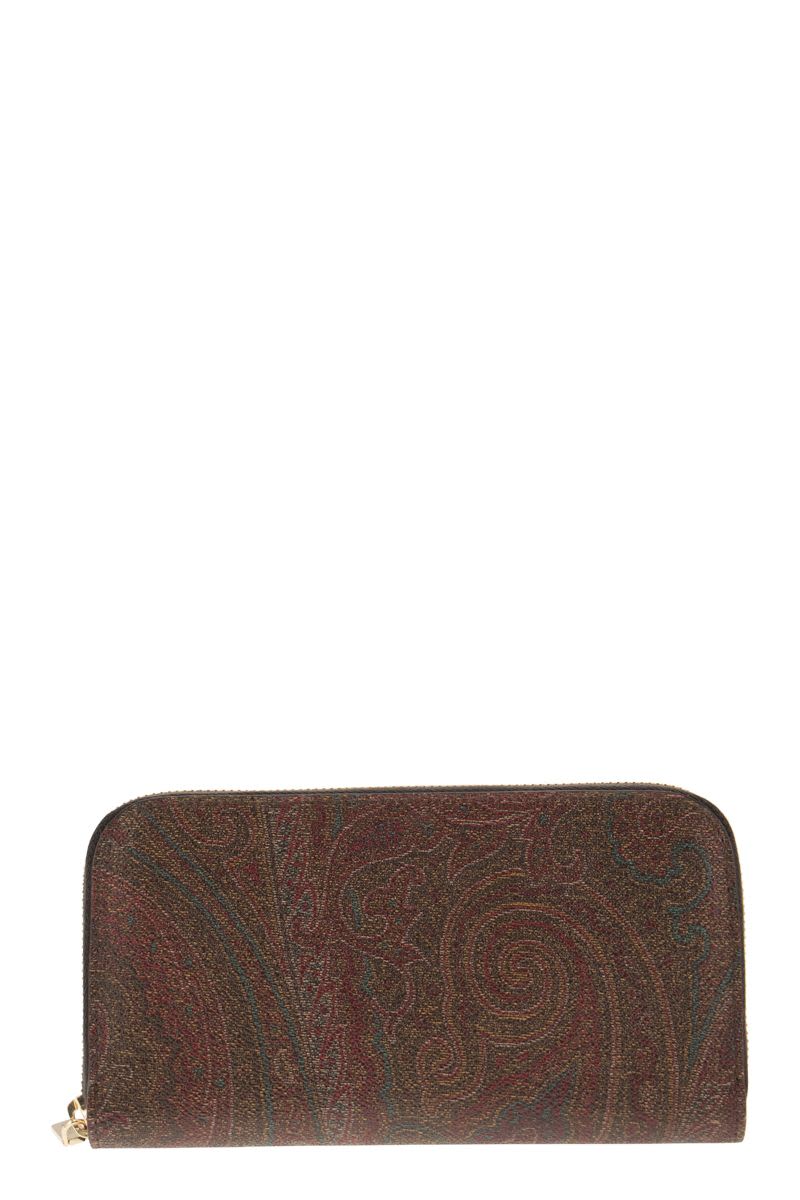 Paisley Jacquard Wallet - VOGUERINI