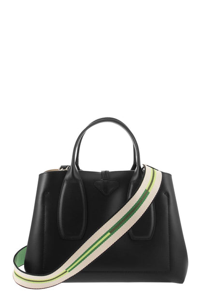 ROSEAU - Bag with fabric handle and shoulder strap - VOGUERINI