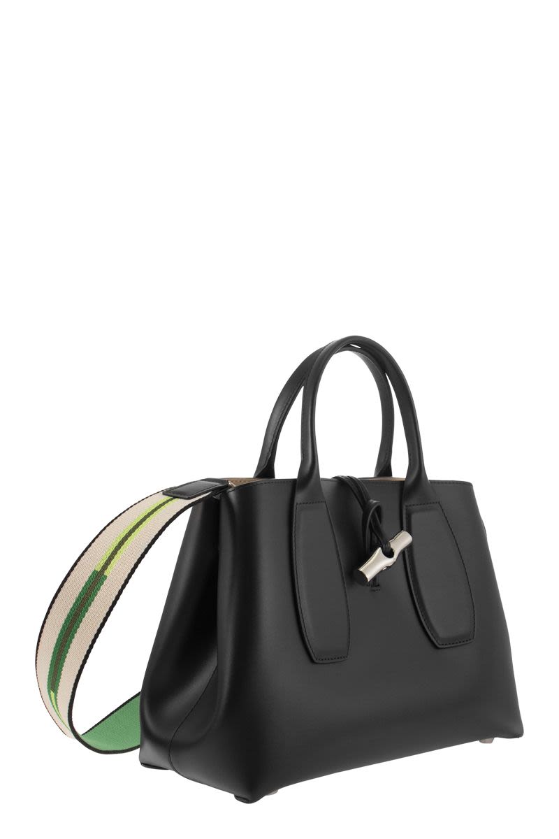 ROSEAU - Bag with fabric handle and shoulder strap - VOGUERINI