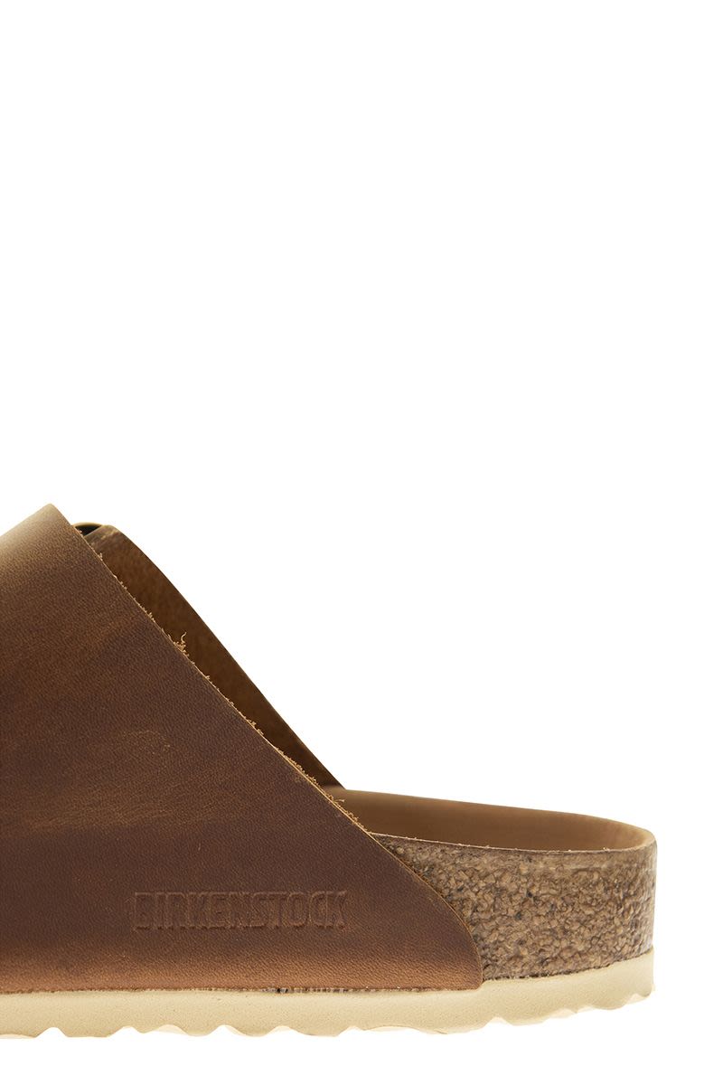 ARIZON - Oiled leather slipper - VOGUERINI