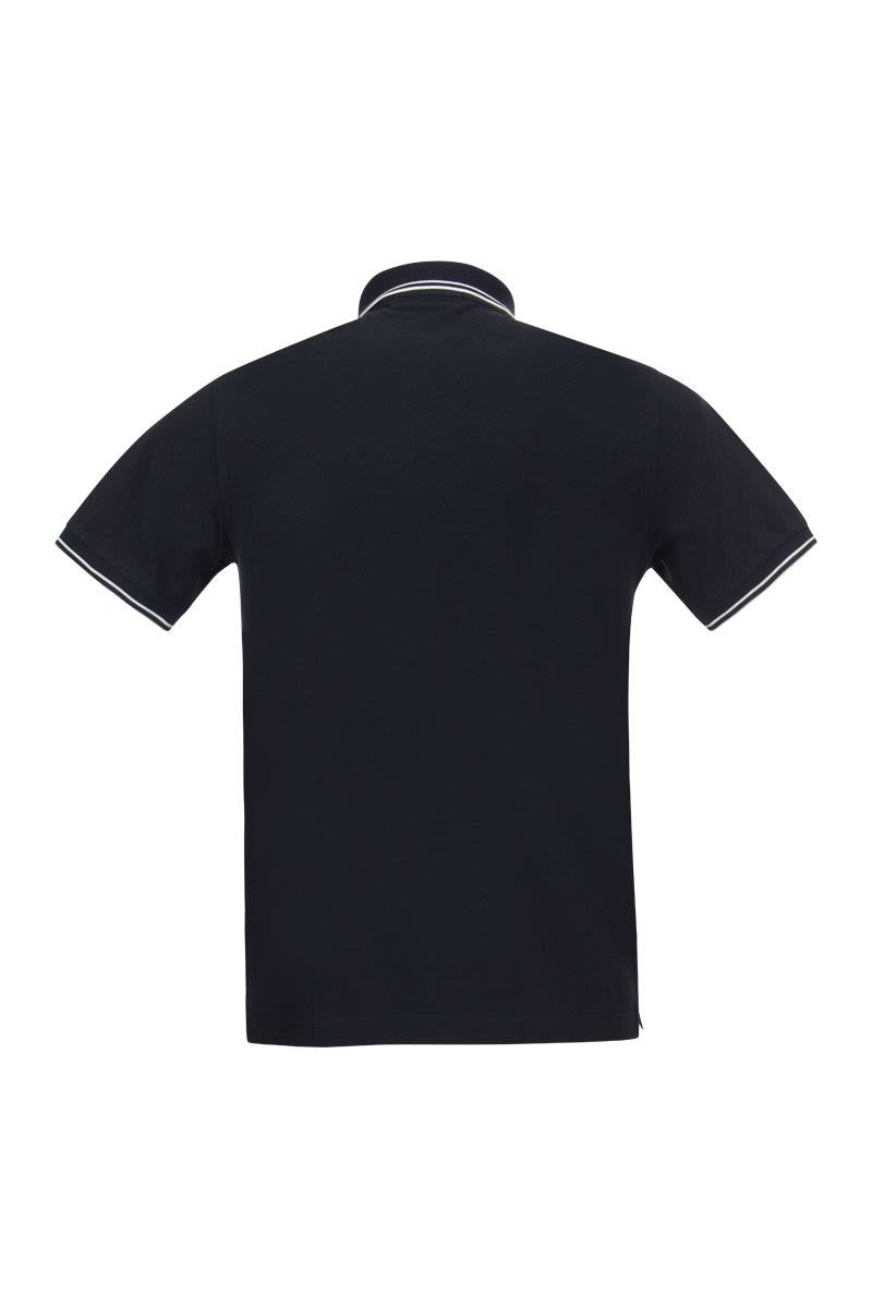 Slim Cotton Polo Shirt - VOGUERINI