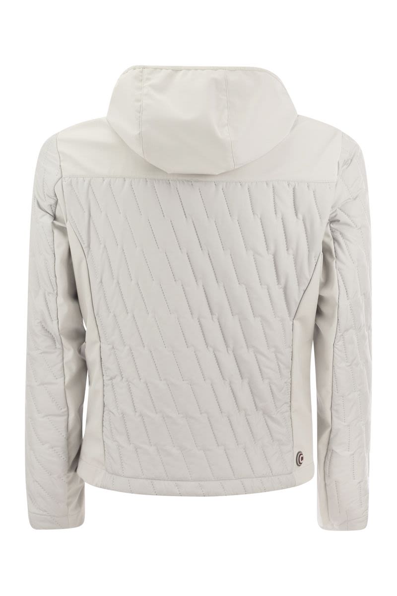 Padded jacket with ultrasonic seams - VOGUERINI