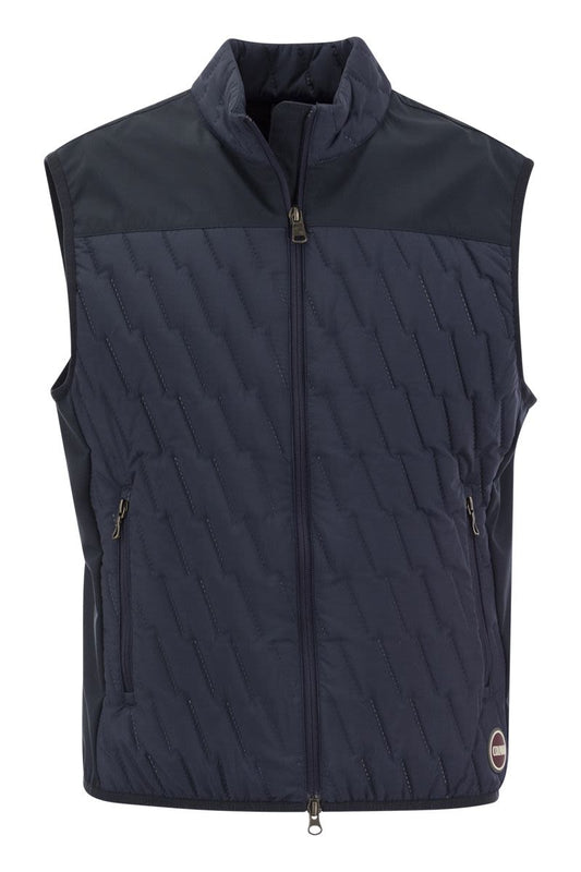 Quilted waistcoat with softshell inserts - VOGUERINI