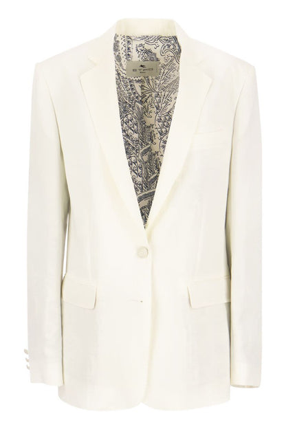 Lyocell tailored jacket - VOGUERINI