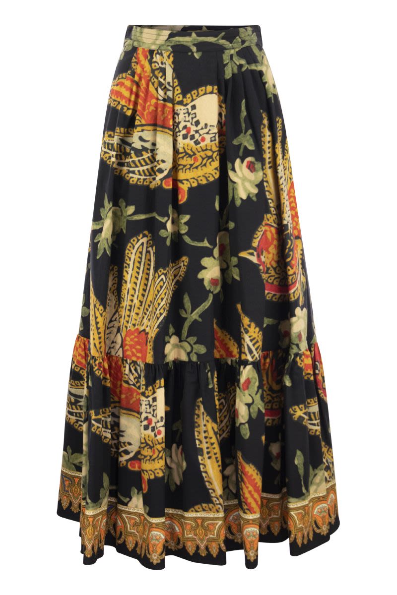 Long skirt in cotton poplin - VOGUERINI