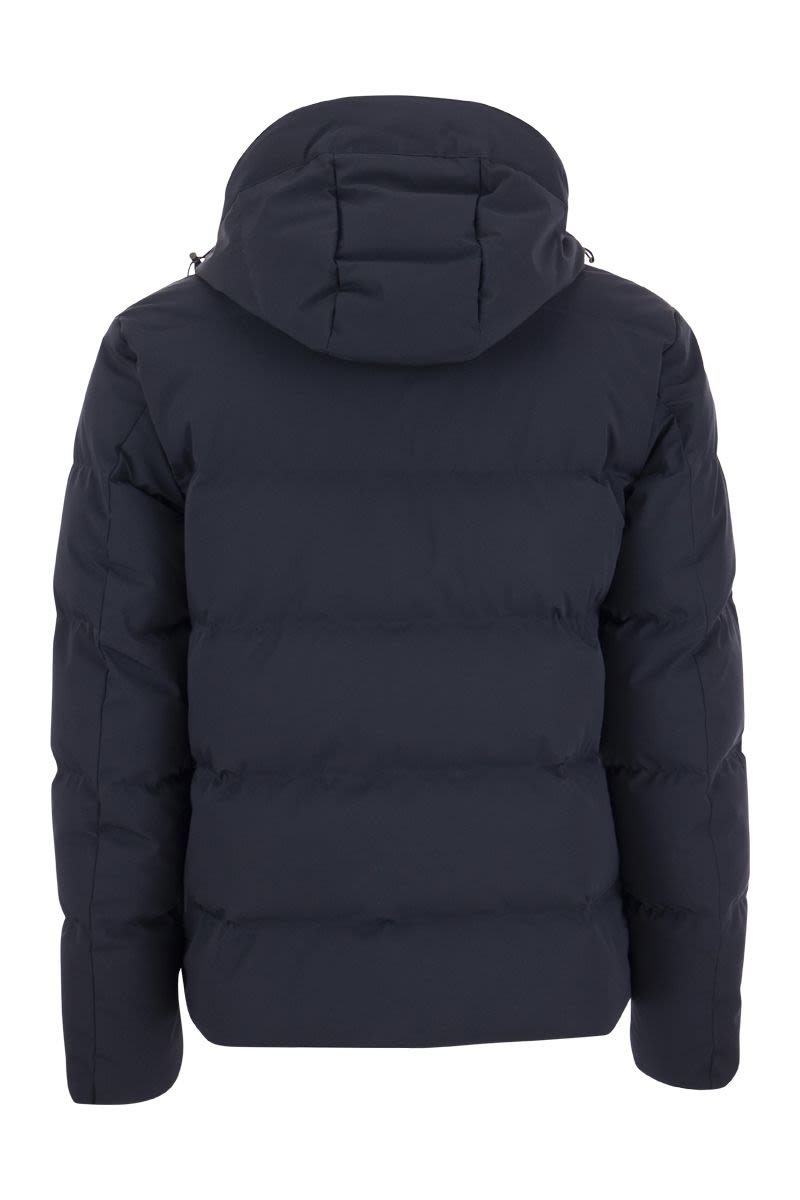 Down jacket with hood - VOGUERINI