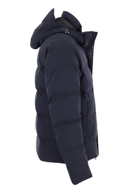 Down jacket with hood - VOGUERINI