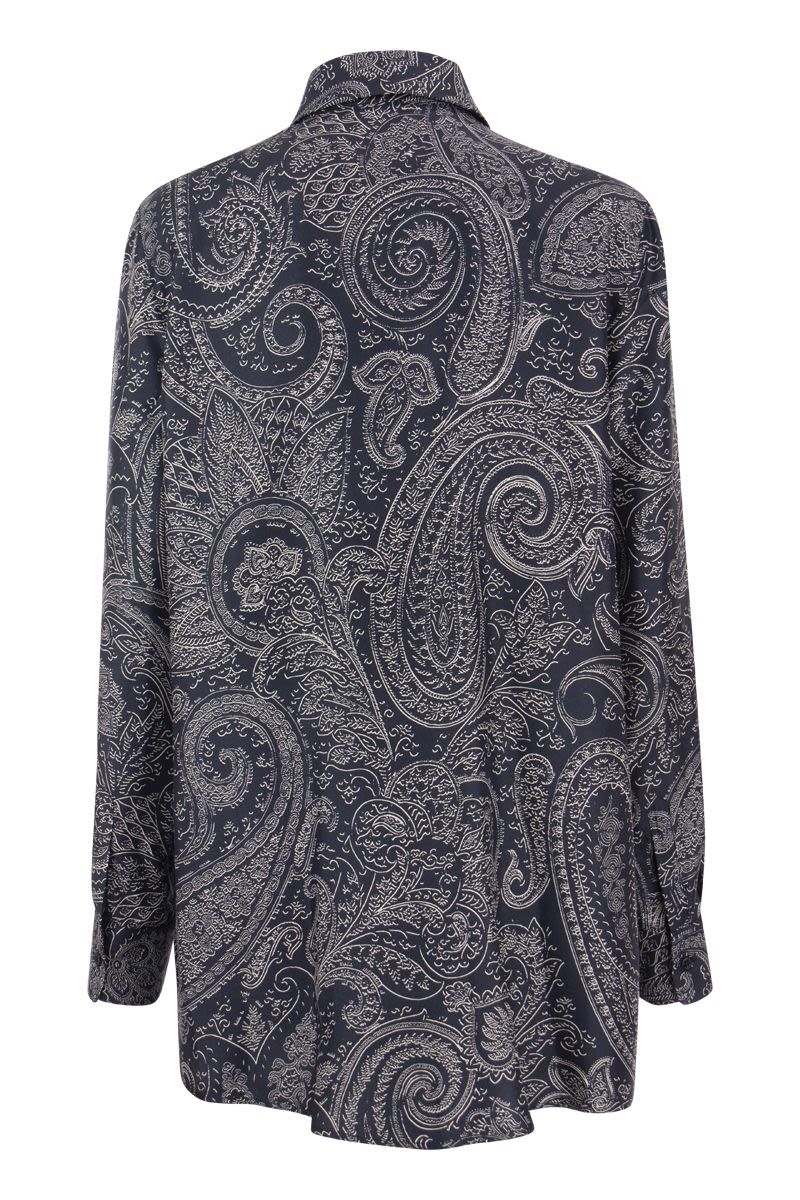 Silk shirt with Paisley print - VOGUERINI