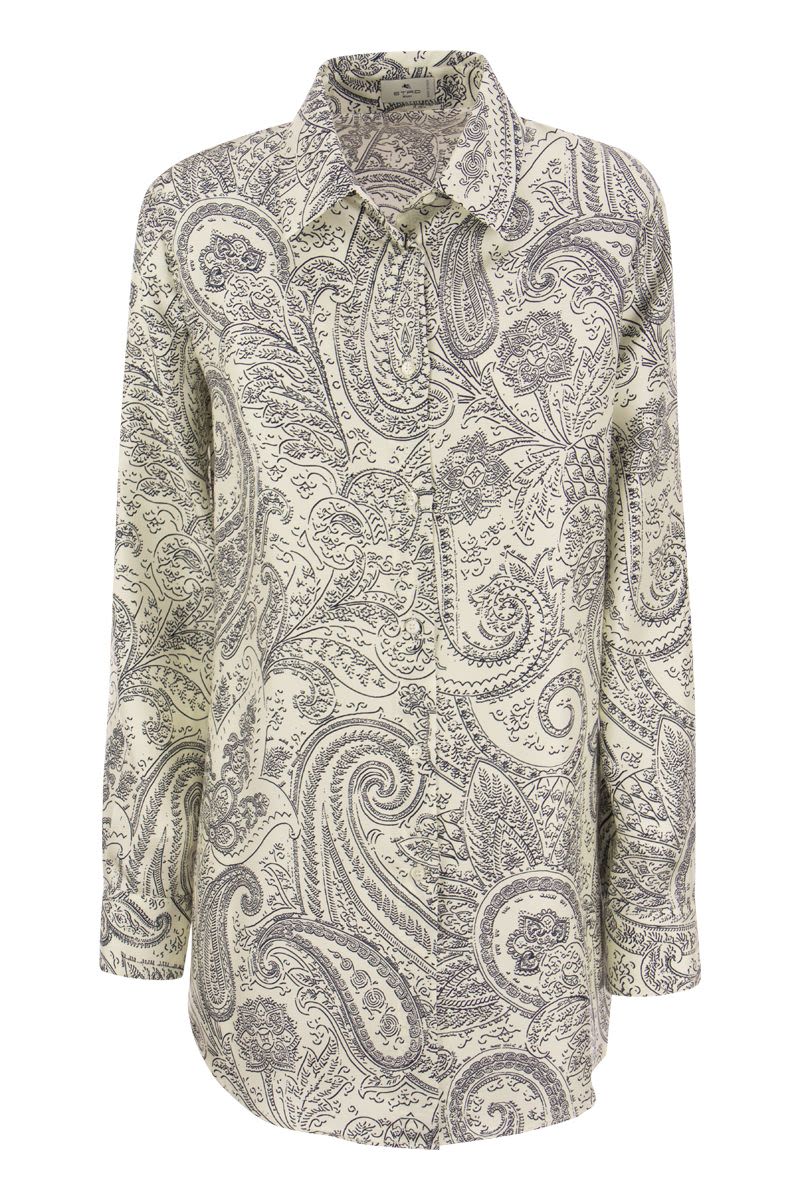 Silk shirt with Paisley print - VOGUERINI