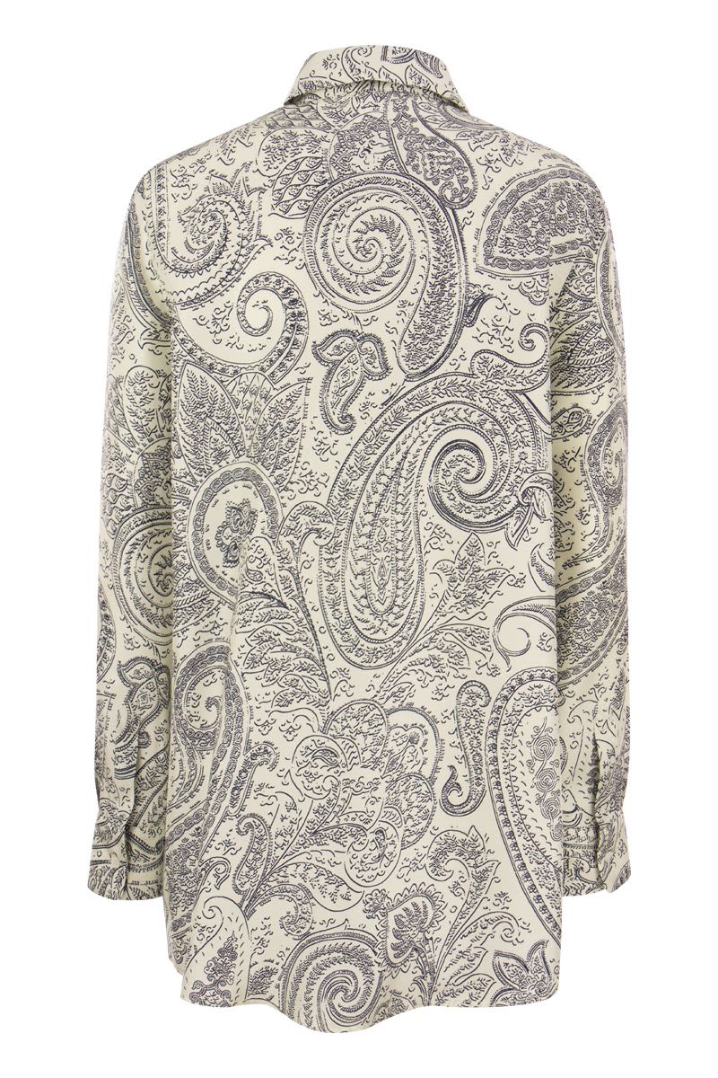 Silk shirt with Paisley print - VOGUERINI