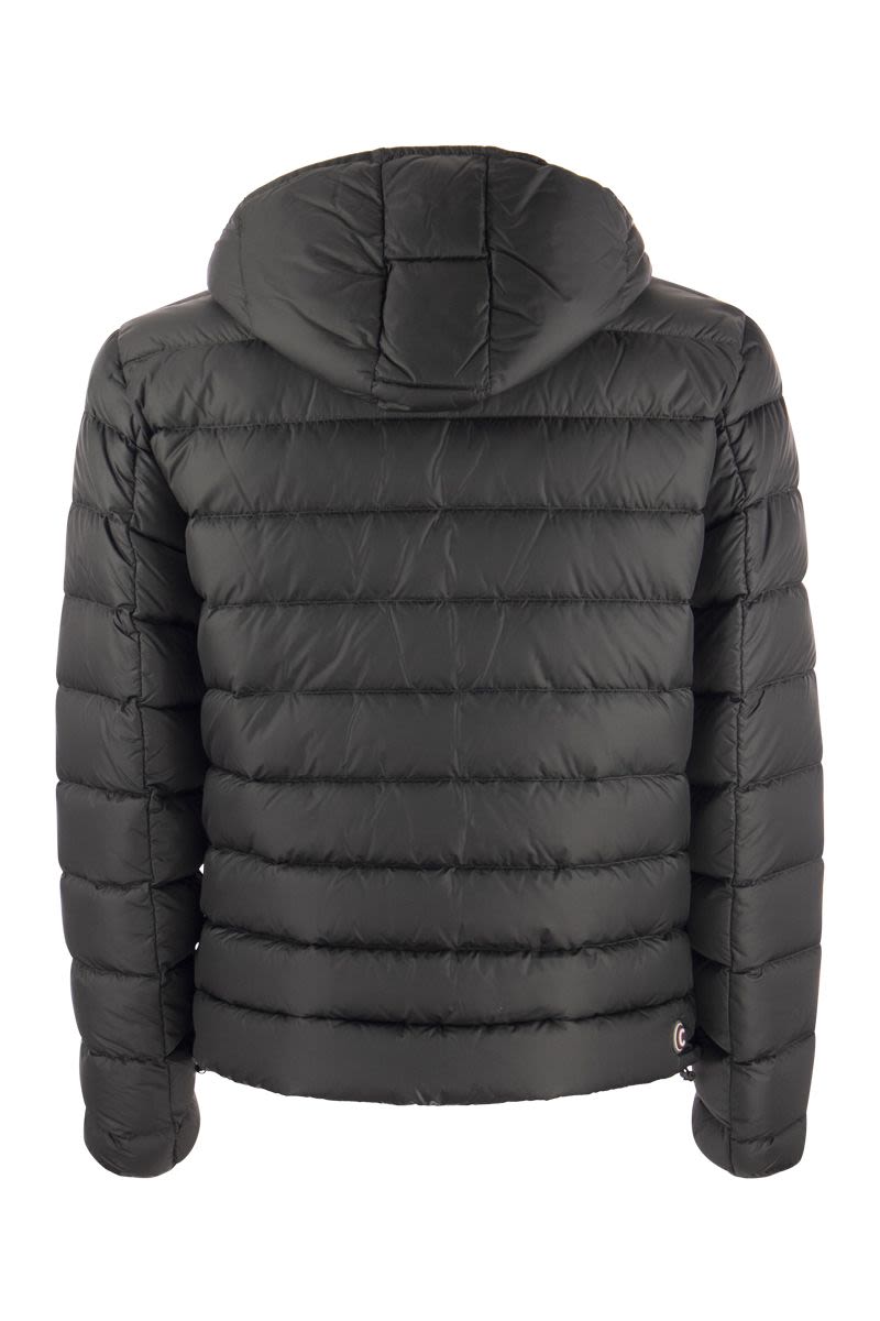 E-CONCRETE - Down jacket with detachable hood - VOGUERINI