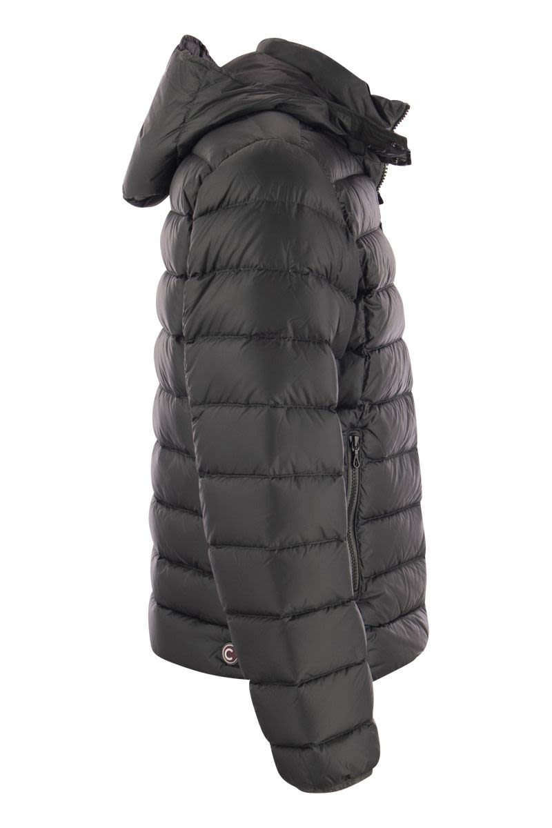 E-CONCRETE - Down jacket with detachable hood - VOGUERINI