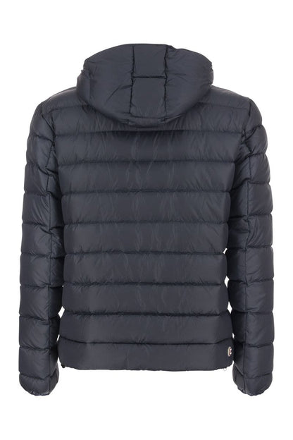 E-CONCRETE - Down jacket with detachable hood - VOGUERINI