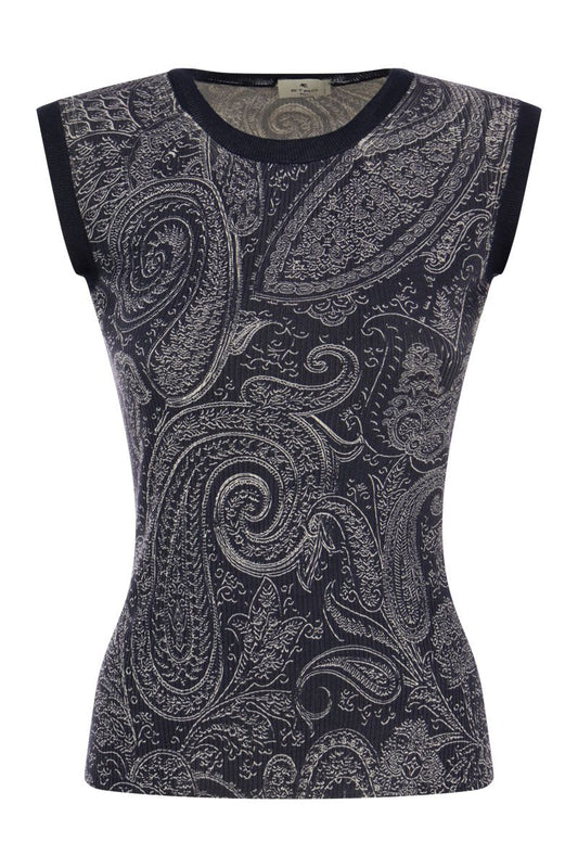 Silk, viscose Paisley top - VOGUERINI