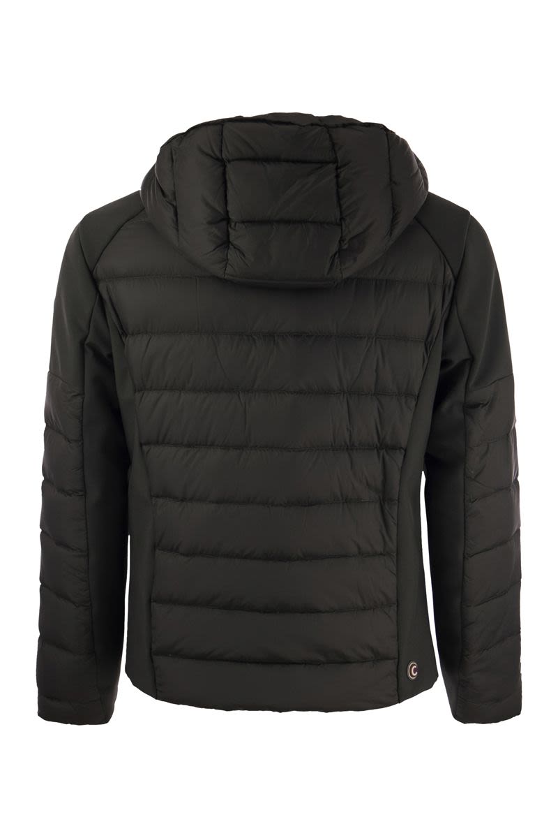 NEW WARRIOR - Hooded down jacket in double fabric - VOGUERINI