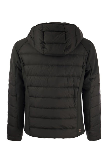 NEW WARRIOR - Hooded down jacket in double fabric - VOGUERINI