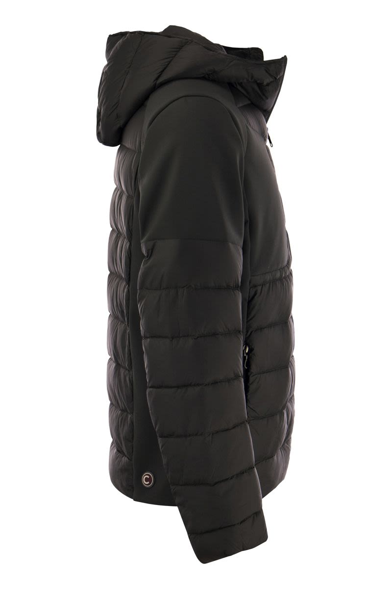 NEW WARRIOR - Hooded down jacket in double fabric - VOGUERINI