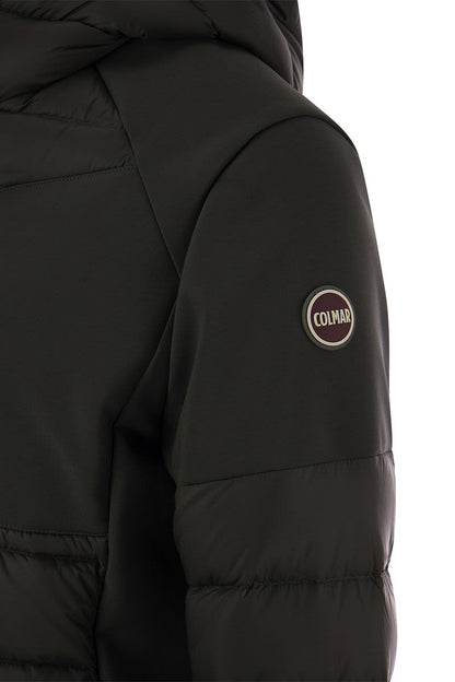 NEW WARRIOR - Hooded down jacket in double fabric - VOGUERINI