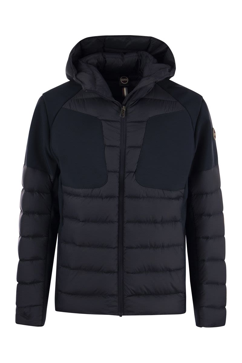 NEW WARRIOR - Hooded down jacket in double fabric - VOGUERINI