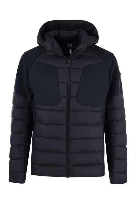 NEW WARRIOR - Hooded down jacket in double fabric - VOGUERINI