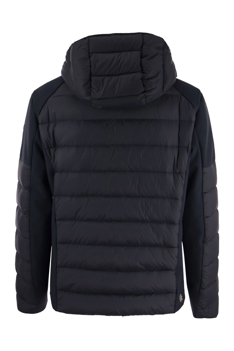 NEW WARRIOR - Hooded down jacket in double fabric - VOGUERINI