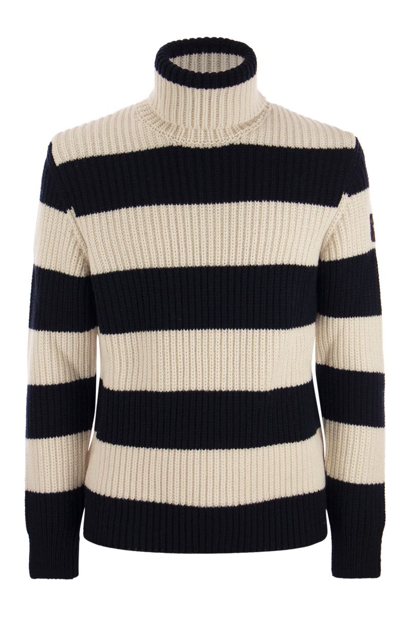 Virgin Wool Turtleneck - VOGUERINI