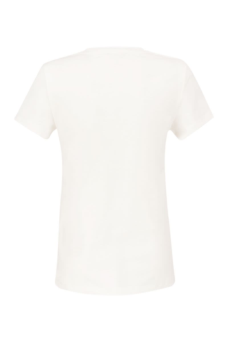 DARLING - Cotton T-shirt with print - VOGUERINI