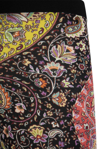 Trousers with sinuous paisley pattern - VOGUERINI