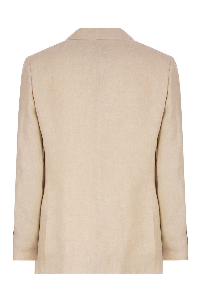 Linen and Silk Jacket - VOGUERINI