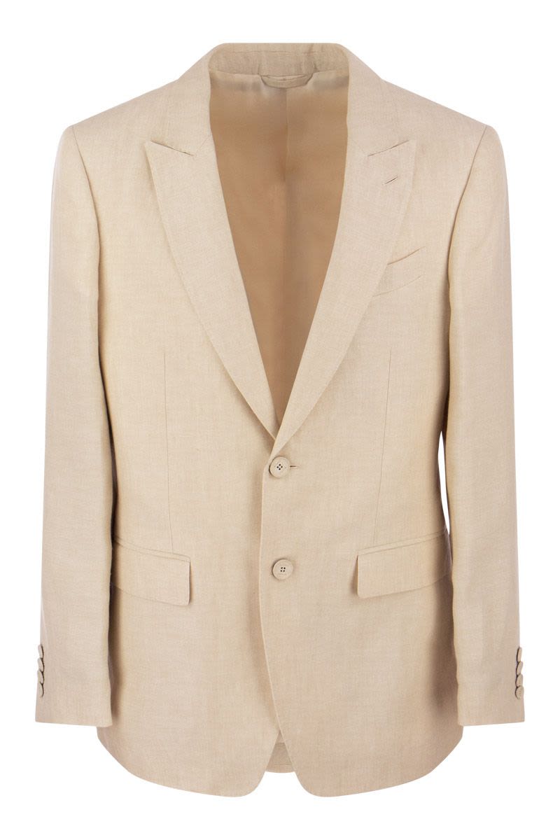 Linen and Silk Jacket - VOGUERINI