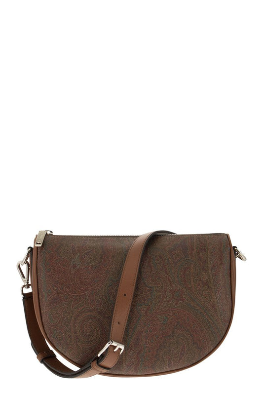 Crown Me Paisley studded shoulder bag - VOGUERINI