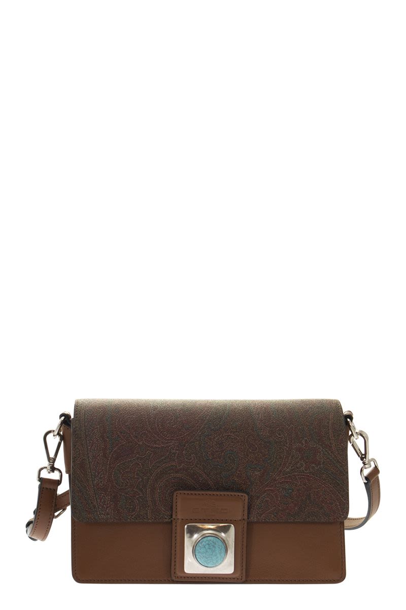 Crown Me Paisley Shoulder Bag - VOGUERINI