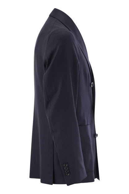 Double-breasted cashmere jacket - VOGUERINI