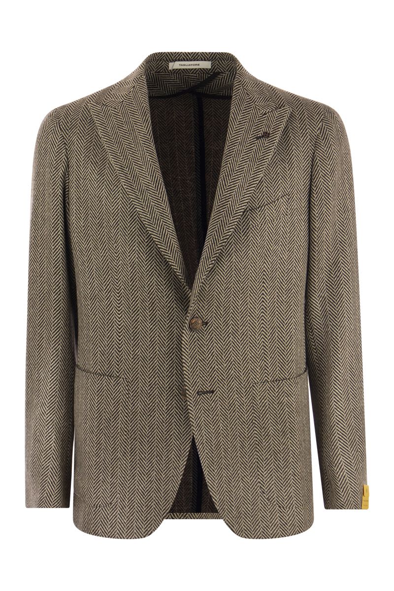 MONTECARLO - Herringbone wool blazer - VOGUERINI